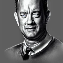 high-quality, fine-detail close-up pen and pencil sketch of tom hanks as forest gump, portrait, 8k resolution, intricate, digital art, detailed matte painting, photorealistic, volumetric lighting,