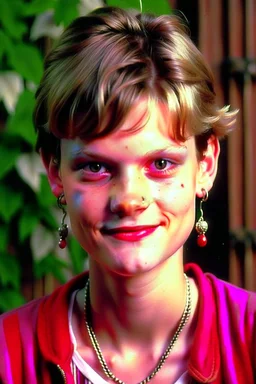 Fotorealistisch Martha Plimpton als Teenager