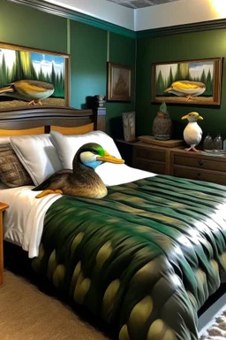 Mallard duck bedroom