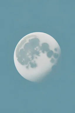 A light blue background with a natural image of the moon in the middle