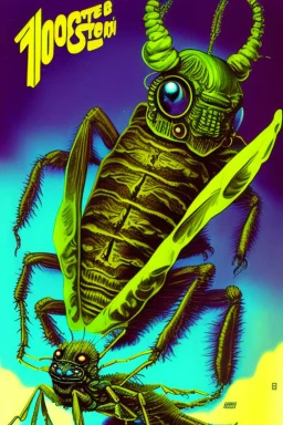 monster insect 70s sci fi art