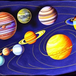 Solar system, photorealism