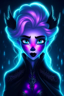 disney Elsa as evil darkness
