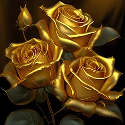 golden roses