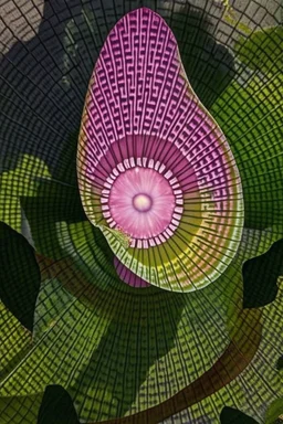 Alien Hibiscus Bud; Nature Surrealism
