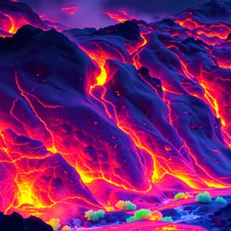 colorful lava background