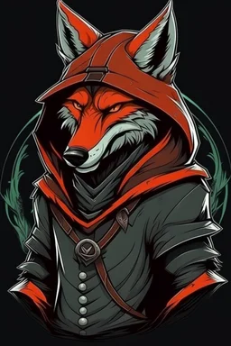 mysterius hunter with fox's mask like bloodborn style