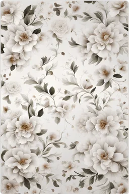 The dating square, fabulous style, romantic, white floral pattern