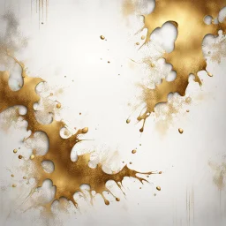 Hyper Realistic White, & Golden Grungy-Background