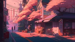 lofi street, anime