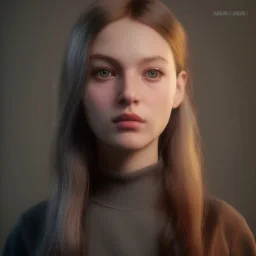 Study girl in university by read a room, on book, movie, real photo realistic, unreal engine, cinematic lighting --ar 1:1 creative