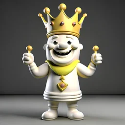 King cheerful 3D