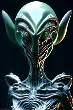 full bodied Poltergeist alien, 8k, finely detailed, photo realistic.