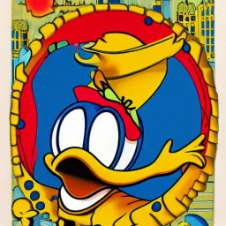 donald duck by jim woodring