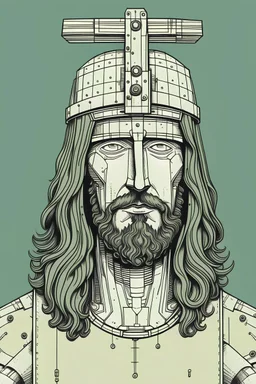 jesus witha robot head