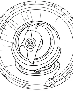 yoyo coloring page