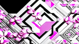 implant the logo in a sakura wallpaper