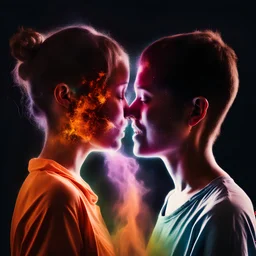 I love you more than the world, heart-shaped, electrifying, close-up, Head and shoulders portrait of the Jack and Jill and their pail of water, double exposure shadow of the ghost, Invisible, poignant, extremely colorful, Dimensional rifts, multicolored lightning, outer space, planets, stars, galaxies, fire, explosions, smoke, volcanic lava, Bubbles, craggy mountain peaks the flash in the background, 32k UHD, 1080p, 1200ppi, 2000dpi, digital photograph, heterosexual love, speedforce