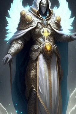 ancient prophet archmage celestial armor faceless hard armor demigod being manyhands