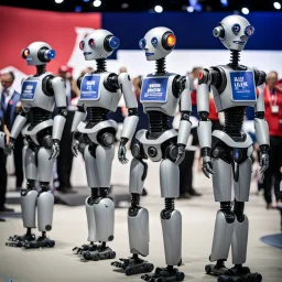 At the National Party Convention, the delegates are robots and aliens