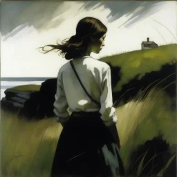 WOMAN, Andrew Newell Wyeth