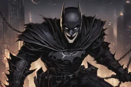 The batman who laughs in 8k solo leveling shadow artstyle, darkness them, full body, apocalypse, cover eyes, intricate details, highly detailed, high details, detailed portrait, masterpiece,ultra detailed, ultra quality