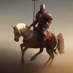 knight riding on a horse