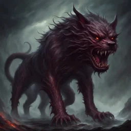 hellhound out of the abyss monstrous