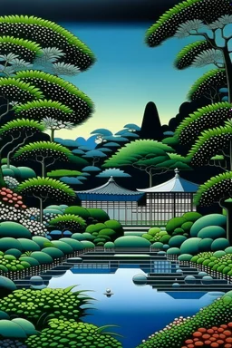 zen garden STYLE OF Hiroshi Nagai