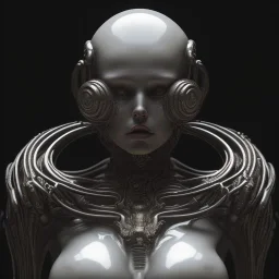 a beautiful marmor statue of a woman, steam punk, hr giger, scary, horror, realistic, made in octane, cinematic, movie, CGI, ultra-realistic, extremely detailed octane rendering, 8K, VRAY Super Real ar 2:3, dof photorealistic futuristic 50mm lens hard lighting dark gray tintype photograph, realistic lighting, sephia colors