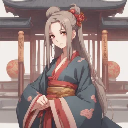 Anime character with chinese clothes