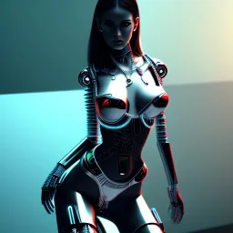 sexy cyborg female