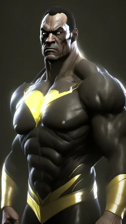 black adam become very fat, ultra realistic, 4k, ultra detail, full body