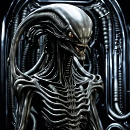 One of HR Giger's most famous creations is the xenomorph alien from the film Alien. Giger was hired by director Ridley Scott to design the alien creature for the 1979 sci-fi horror film, which went on to become a cult classic. Giger's design for the alien was inspired by his biomechanical style, featuring a sleek and horrifying creature with a biomechanical exoskeleton, elongated head with a phallic shape, and a mouth within a mouth. The alien created by Giger is known for its unique and menaci