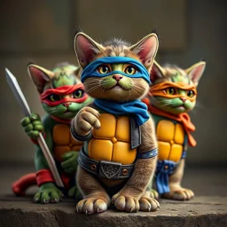 Teenage Mutant Ninja Felines.