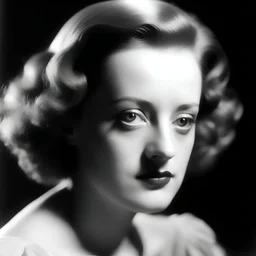 Young Bette davis, ethereal