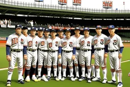 Yomiuri Giants 1970 team, Baseball Japan Giants Matsui, Yomiuri Giants Stadium.