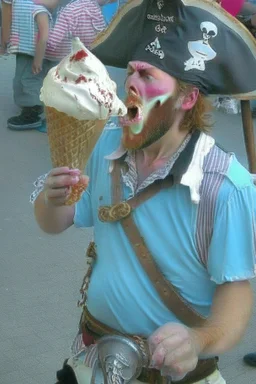 That was the ice cream pirate. Come on, people!