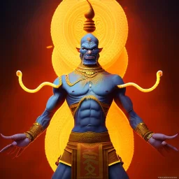 dhalsim yoga hell, underdark, Menzoberranzan,4k, Highly Detailed, perfect eyes, Digital Illustration, Cinematic Lighting, Realistic, Sharp Focus, Centered, Beautifully Lit, Bioluminescent by Stanley Artgerm Lau