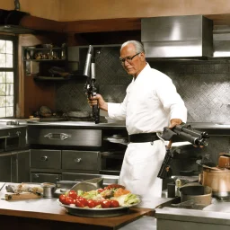 Richard Geiger the invention of gun-fu in a kitchen