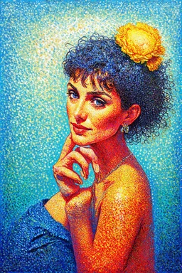 From Force to Flow; surreals stylistic pointillism with a splash of Post-Impressionism