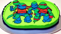 🐢draw an 23 birthday cake template 23 for the new 23 Teenage Mutant Ninja Turtles 23