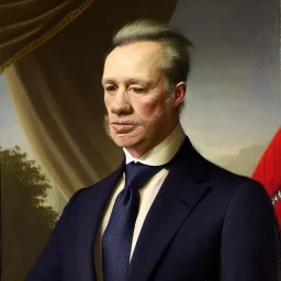 Presidential Portrait of a Cow, Suit and Tie