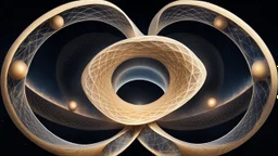 surreal complex geometry hyperboloid multiverse galaxy gigantic Möbius strip quantum infinite recursive golden ratio fractal supradimensional extrasolar system Pythagoras Hawking