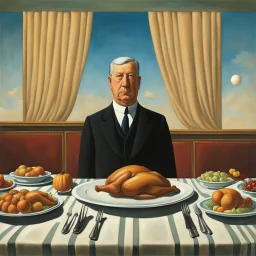 Thanksgiving dinner with Rene Magritte