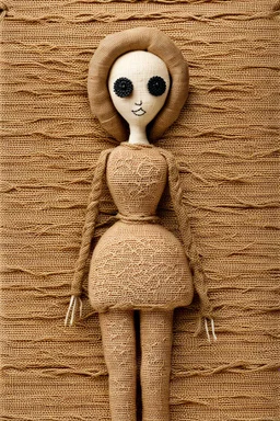 burlap doll