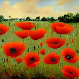 poppies BY constable