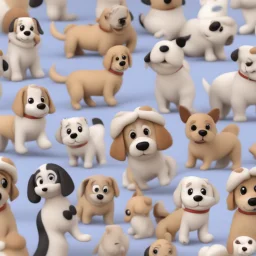 Cute dog 3D