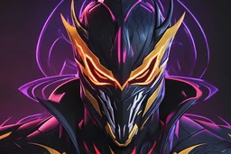 Jhin venom in 8k solo leveling shadow artstyle, mask, close picture, neon lights, intricate details, highly detailed, high details, detailed portrait, masterpiece,ultra detailed, ultra quality