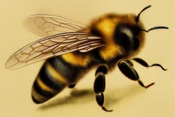 bee watercolour, gustave doré art, trending on artstation